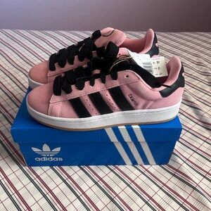 adidas Campus 00s W Pink Spark Core Shoes Women's Size 9.5 Pink Black Suede